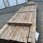 Ca. 84x Thermo Vuren Channelsiding, 18x142mm, lengte 5/250cm, 79/300cm